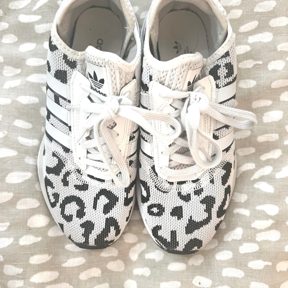 Size 6 Addidas animal print sneaker